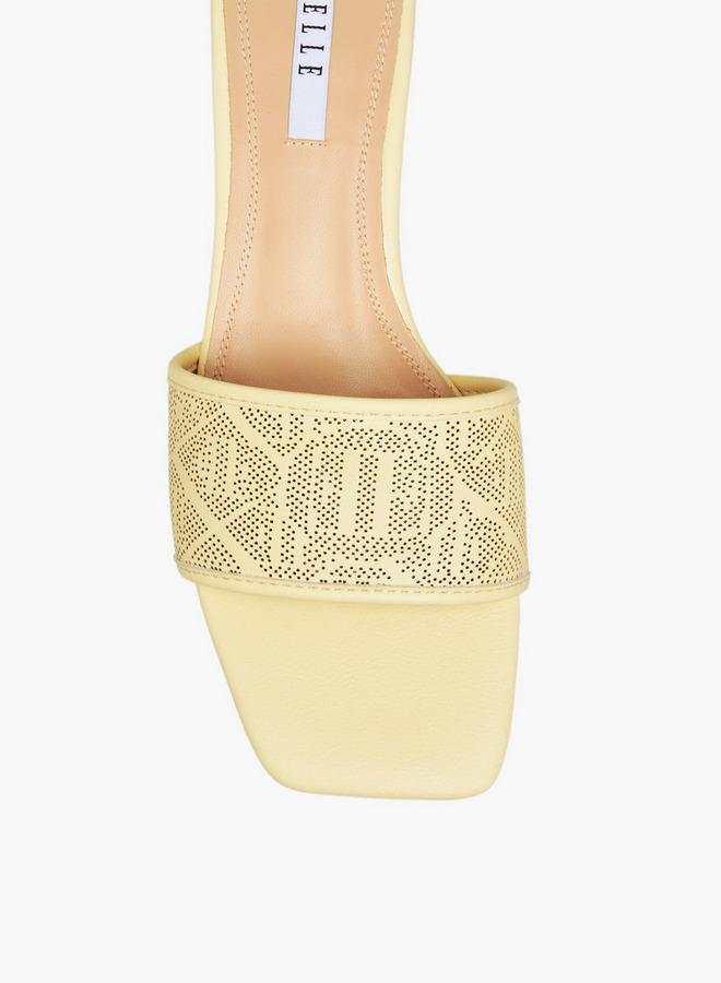 ايل صنادل بكعب عريض للنساء - Image 4